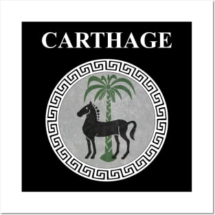 Carthage Ancient Symbol of Qart-Hadasht Posters and Art